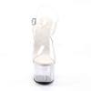 Pleaser - ADORE708 Sandale à bride à la cheville, Pole dance chaussures - Chaussures de pole dance - Transparent Product image